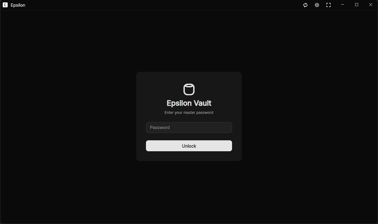 Epsilon (WIP)